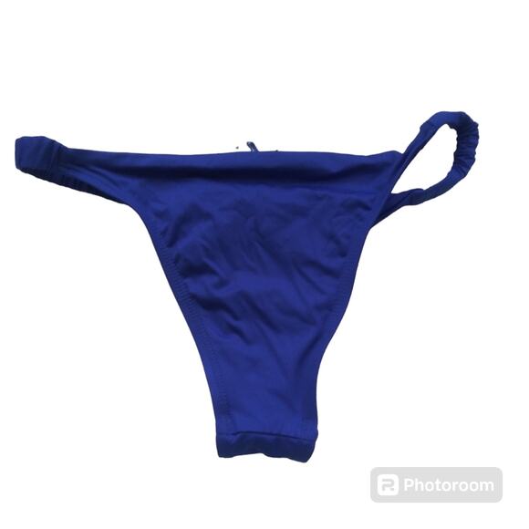 Vitamin A California High-Leg Bikini Bottom Navy Blue Size Small - Picture 3 of 10